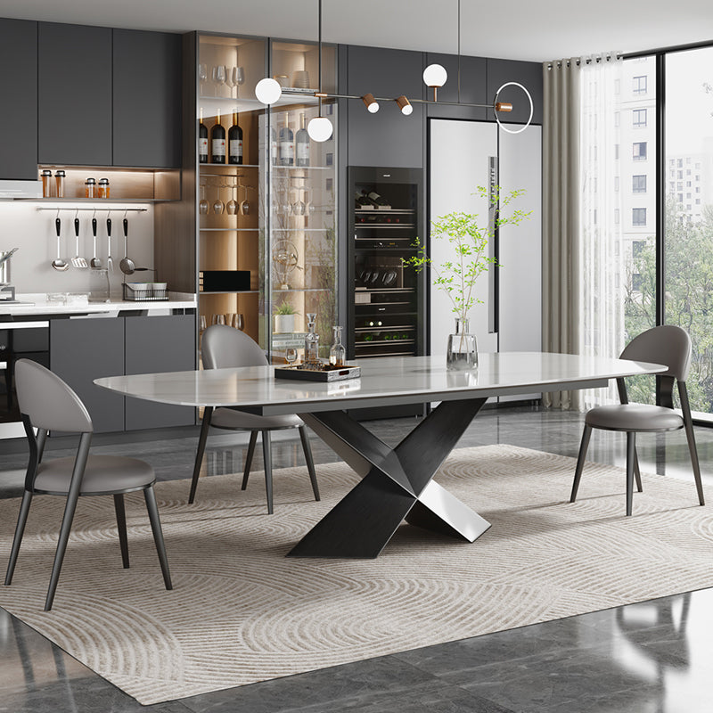 Rectangle Dining Table Sintered Stone Dining Table for Dining Room