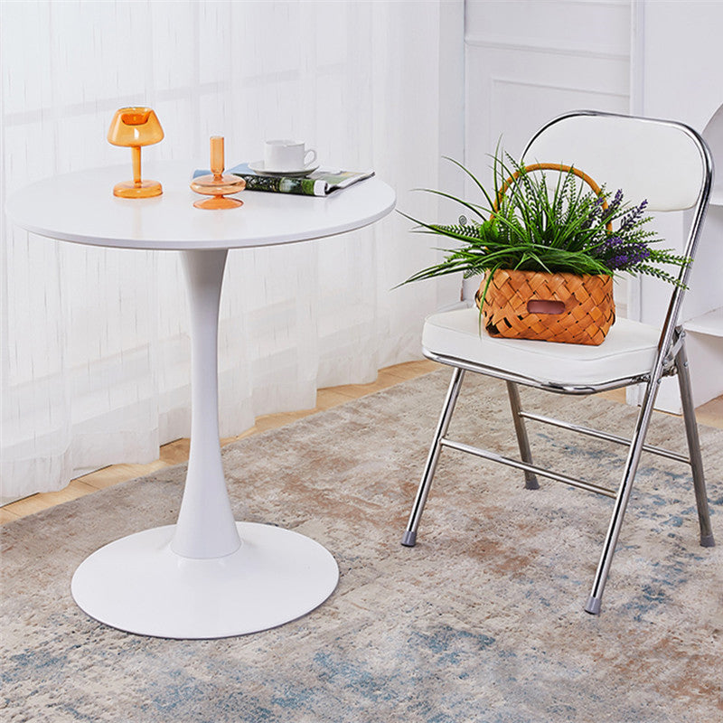 Round Dining Table Contemporary Dining Table with Tulip Base