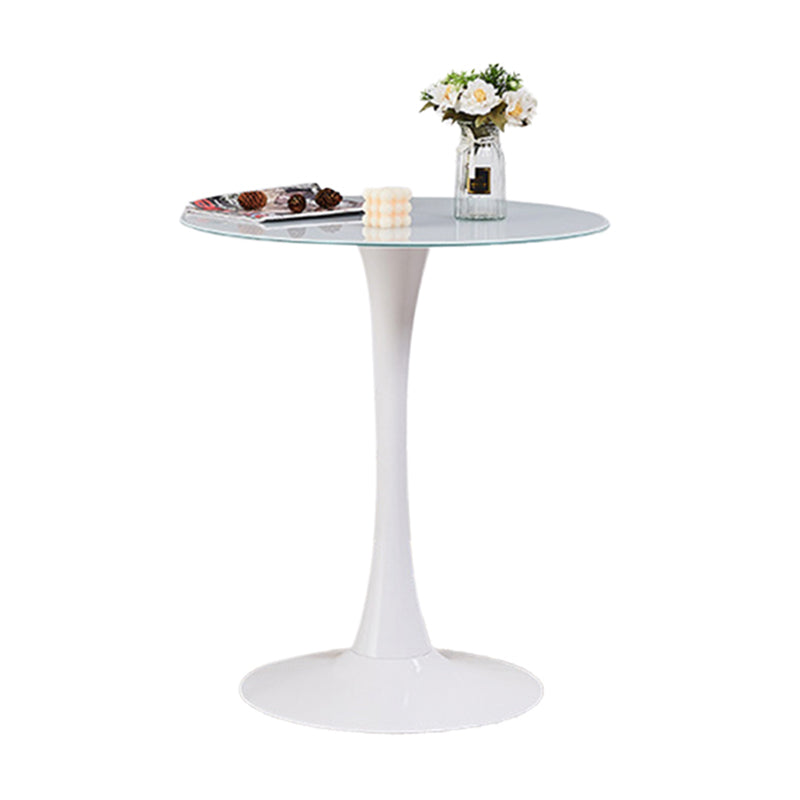 Round Dining Table Contemporary Dining Table with Tulip Base