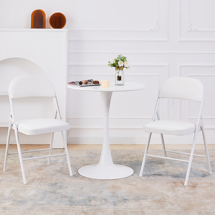 Round Dining Table Contemporary Dining Table with Tulip Base