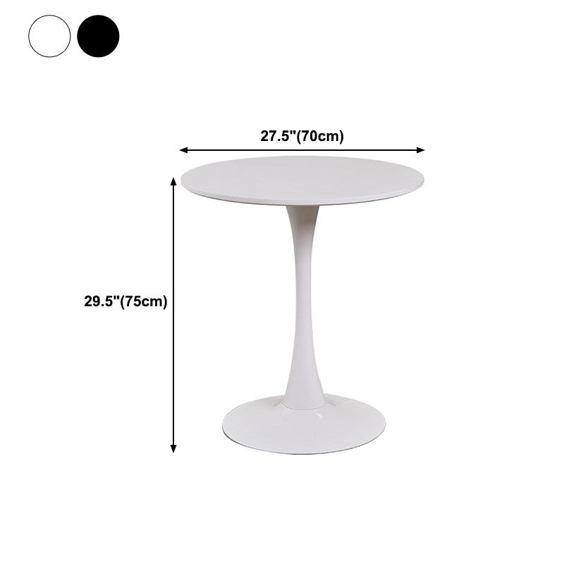 Round Dining Table Contemporary Dining Table with Tulip Base