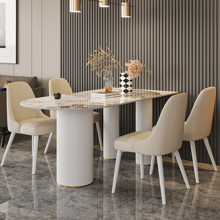 Free Form Stone Dining Table Modern Dining Table for Kitchen