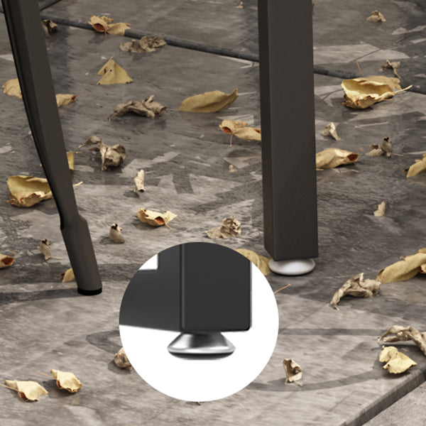 Square Dining Table Industrial Reclaimed Wood Dining Table with 4 Legs