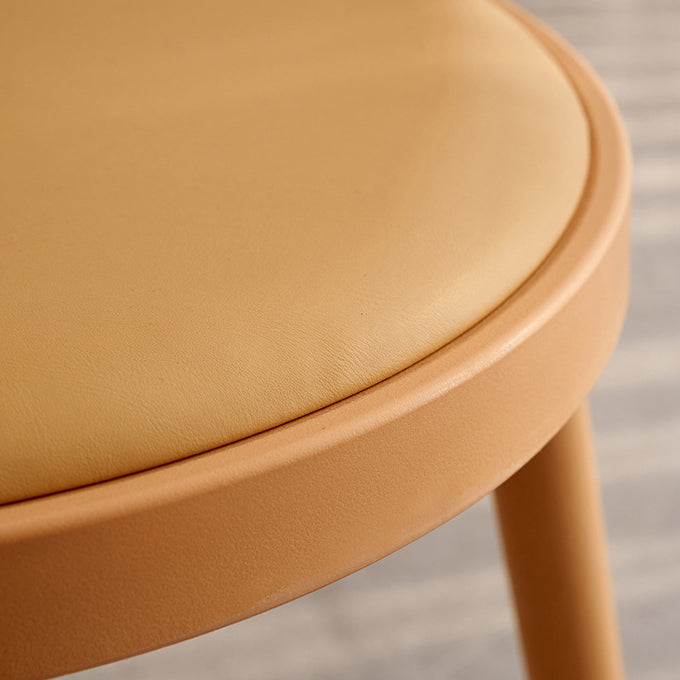 Modern Dining Chairs Arm Dining Chair with Plastic Legs for Kitchen