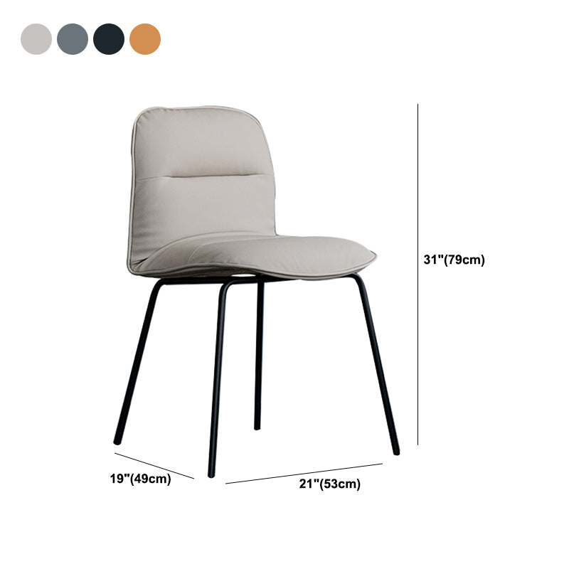 Parsons Dining Room Chair Industrial Upholstered Dining Side Chair