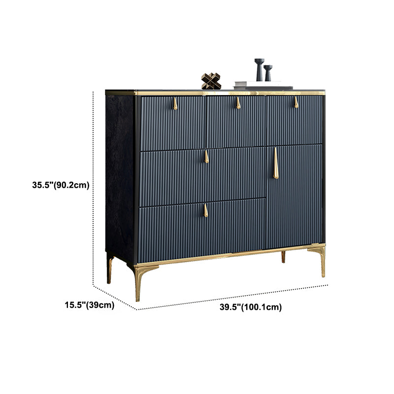 15.21-inch Width Glam Dresser 5/7/8 Drawers Storage Chest Dresser