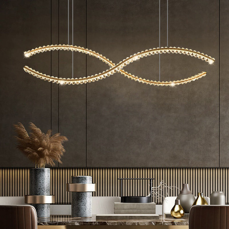 Hanging Ceiling Lights Modern Crystal Hanging Light Fixtures for Dining Room