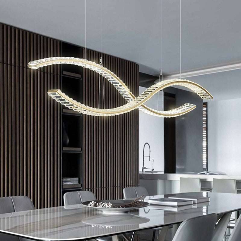 Hanging Ceiling Lights Modern Crystal Hanging Light Fixtures for Dining Room
