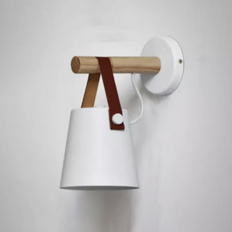 Metal Geometric Shape Wall Lights Industrial 1-Light Wall Light Sconce