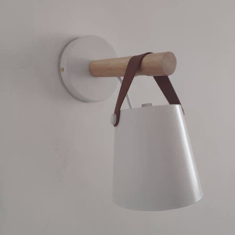 Metal Geometric Shape Wall Lights Industrial 1-Light Wall Light Sconce