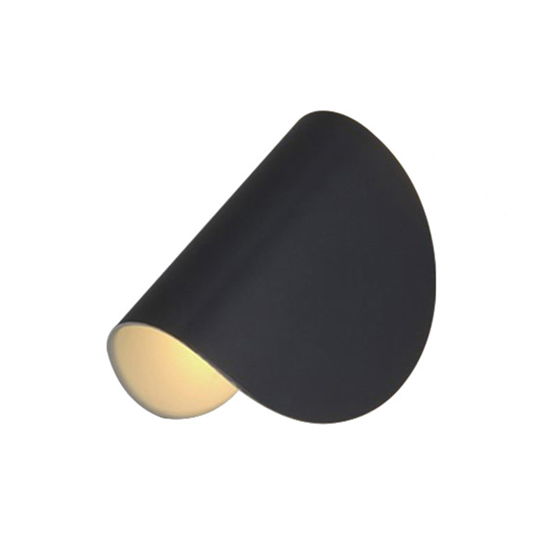Modern Simple Iron Wall Light Arc Shape LED Rotatable Wall Lamp for Living Room