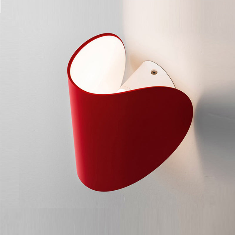 Modern Simple Iron Wall Light Arc Shape LED Rotatable Wall Lamp for Living Room
