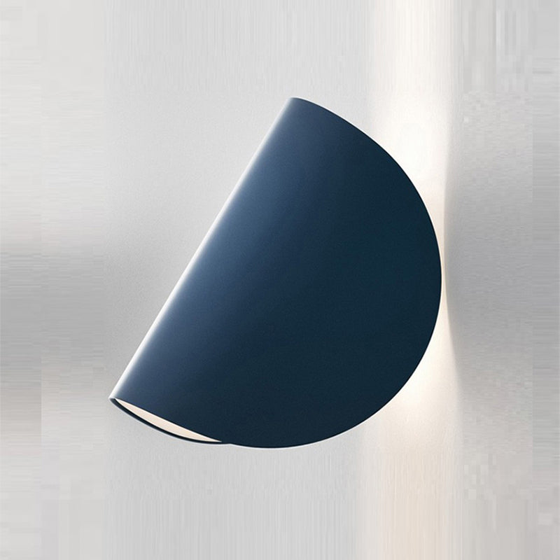 Modern Simple Iron Wall Light Arc Shape LED Rotatable Wall Lamp for Living Room
