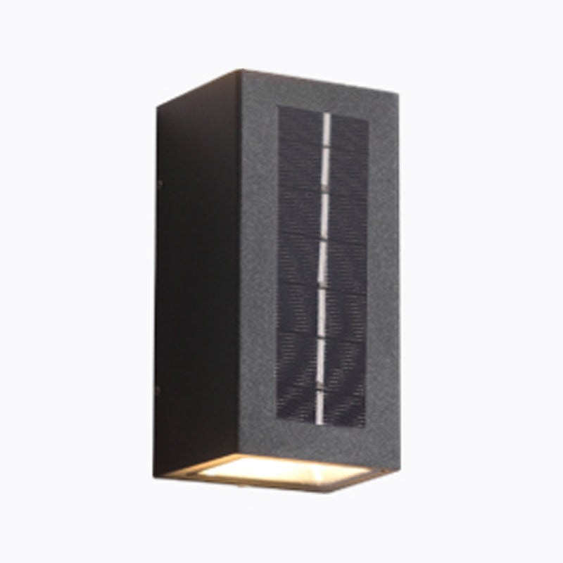Contemporary Metal Rectangular Wall Sconce Led Wall-washer Light for Outdoor