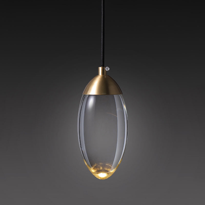 Crystal Teardrop Wall Sconce Lights Modern Style 1 Light Wall Mounted Light Fixture