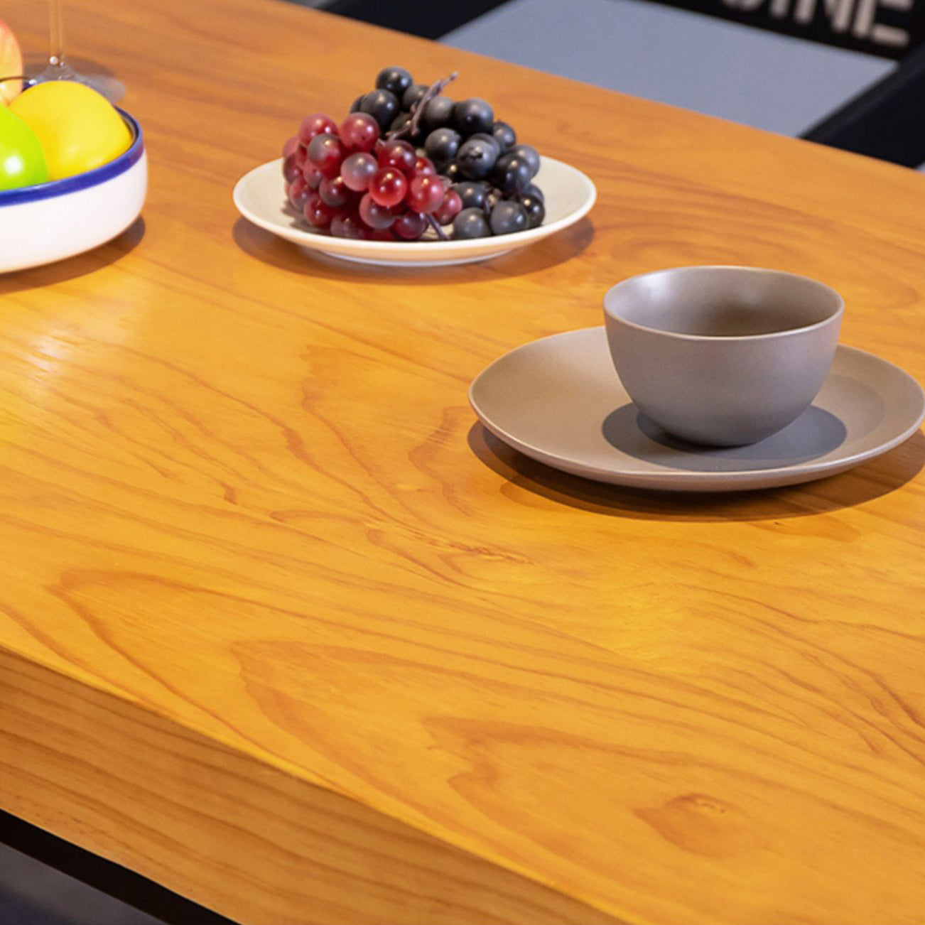 Industrial Rectangle Table Set 1/2/3 Pieces Dining Set for Restaurant