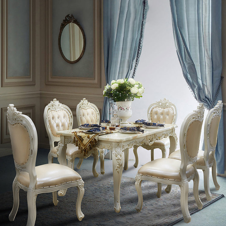 Victoria Rectangle Table Set 1/2/7 Pieces Dining Set for Home