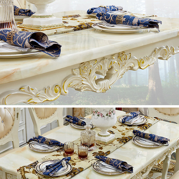 Victoria Rectangle Table Set 1/2/7 Pieces Dining Set for Home