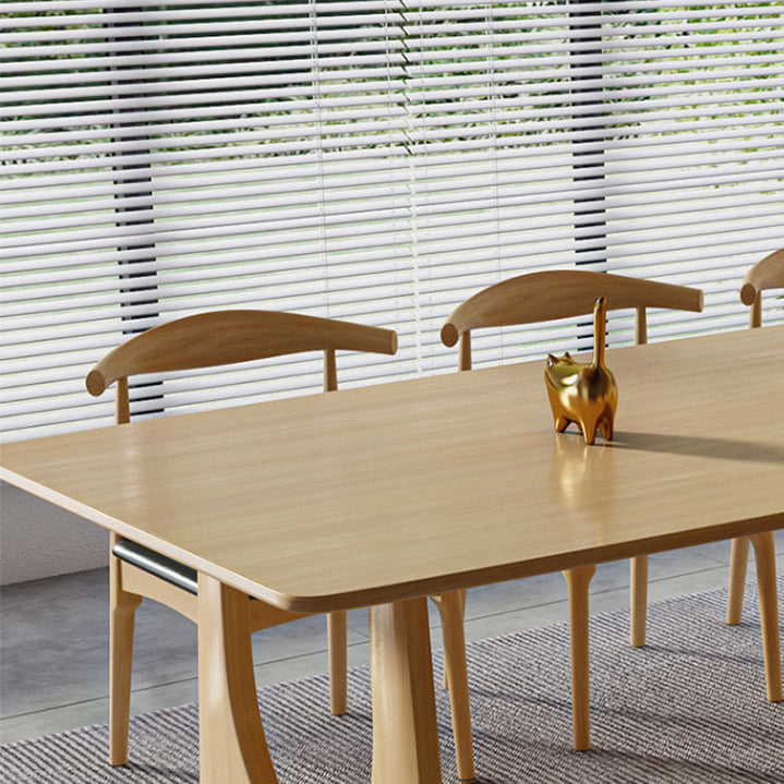 Traditional Wood Dining Set 1/7 Pieces Rectangle Dining Table Set