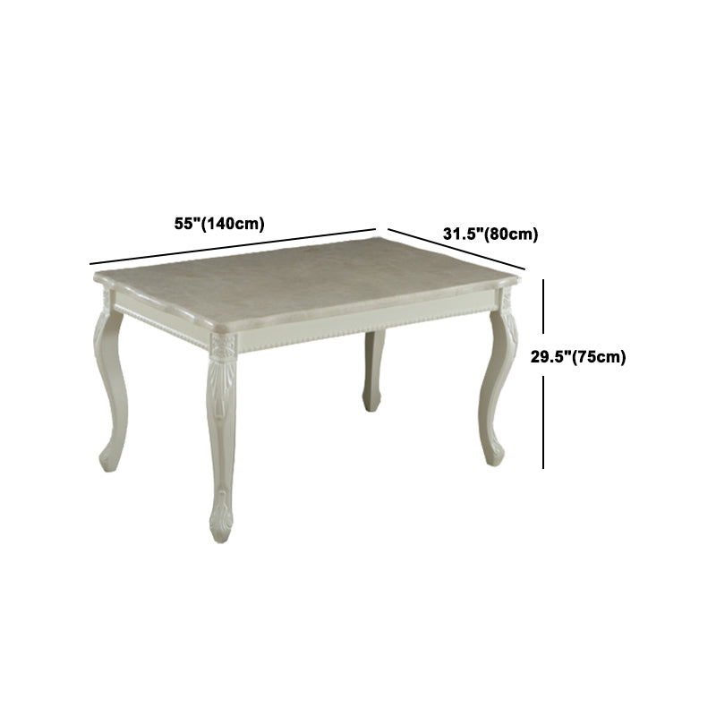 Victoria Rectangle Table Set 1/2/5/6 Pieces Dining Set for Home