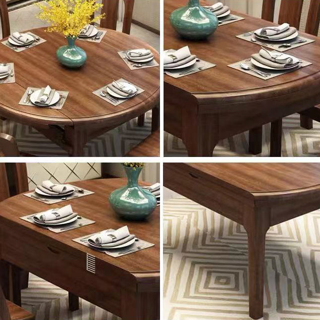 Traditional Round Table Set 1/2/5/7 Pieces Dining Set for Home