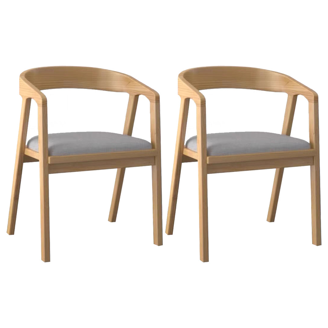 Modern 1/2/9 Pieces Rectangle Dining Set Solid Wood Top Dining Table with Chairs