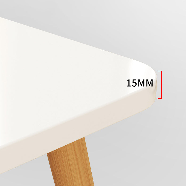 Modern Dining Set 1/5 Pcs Wood Dining Table with Armless Chairs