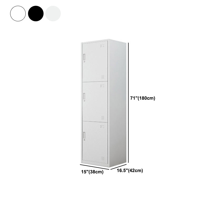 Contemporary Steel Wardrobe Armoire Hinged Wardrobe Cabinet for Bedroom