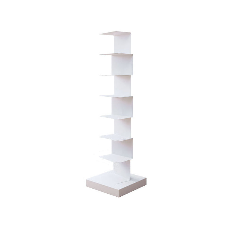 13.8" Wide Book Shelf Stainless Steel Shelf Bookcase Stackable Vertical