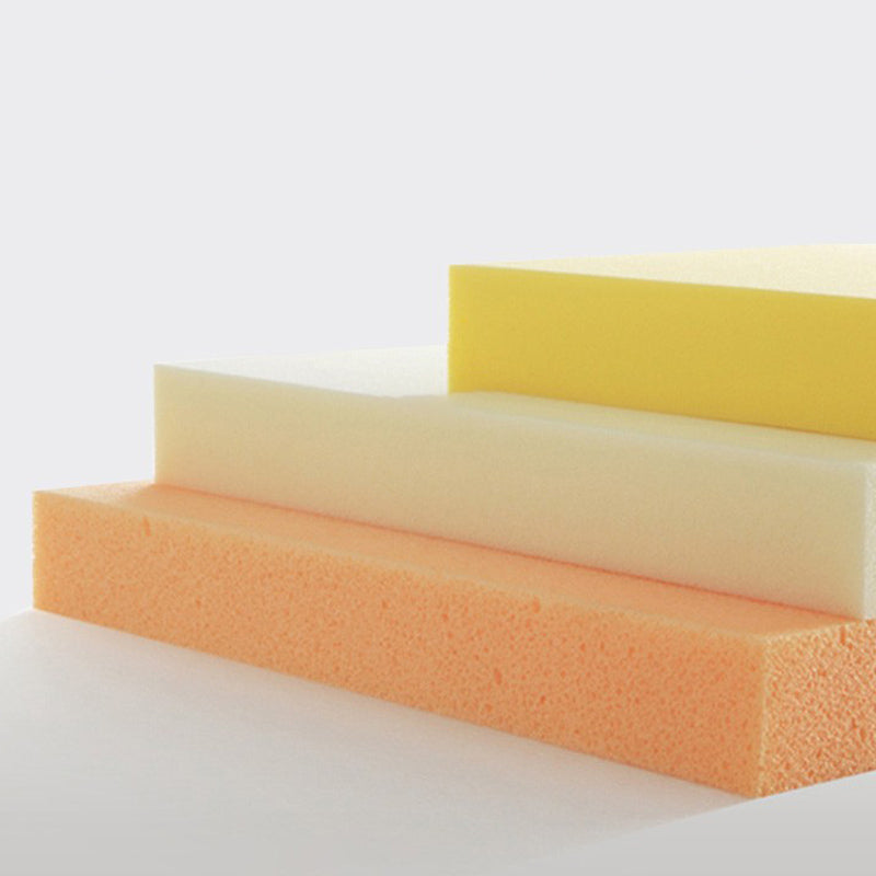 Contemporary Pouf Ottoman Faux Leather Upholstered Solid Color Ottoman