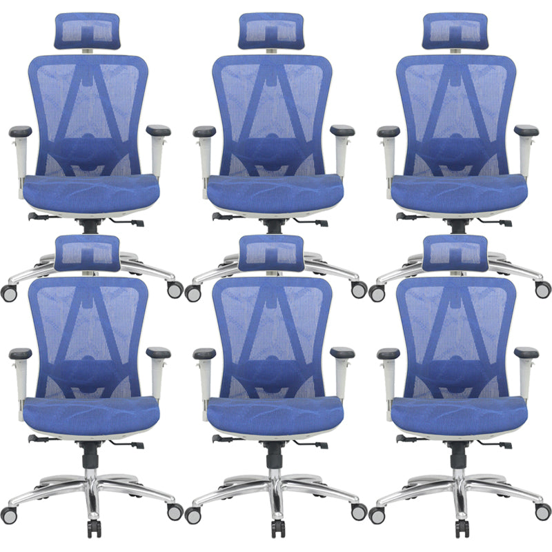 Contemporary Arm Chair Adjustable Arms Tilt Mechanism Pillow Included Office Chair