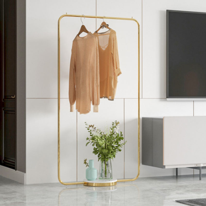 Leisure Metal Hall Tree Solid Color Stainless Steel Coat Rack