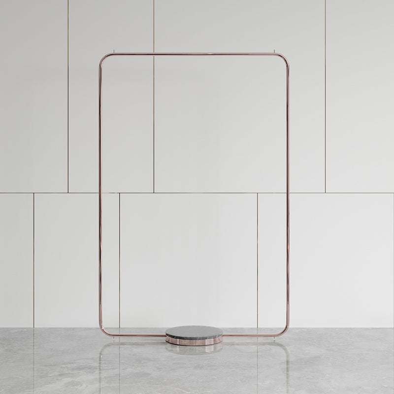 Leisure Metal Hall Tree Solid Color Stainless Steel Coat Rack