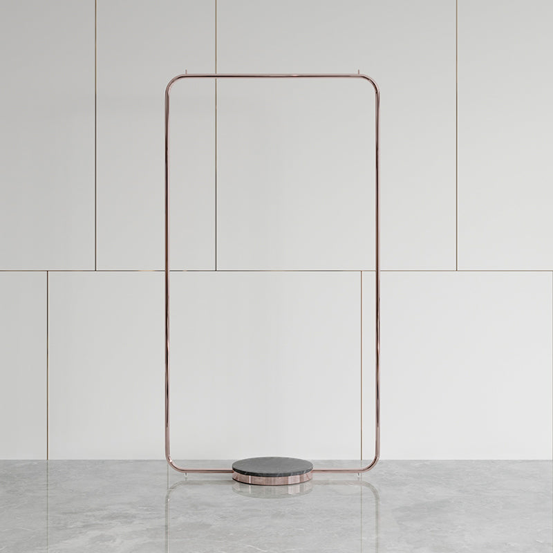 Leisure Metal Hall Tree Solid Color Stainless Steel Coat Rack