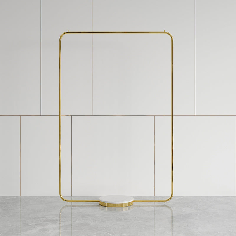 Leisure Metal Hall Tree Solid Color Stainless Steel Coat Rack