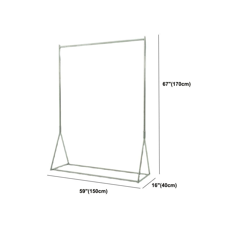 Industrial Style Coat Hanger Free Standing Stainless Steel Coat Rack