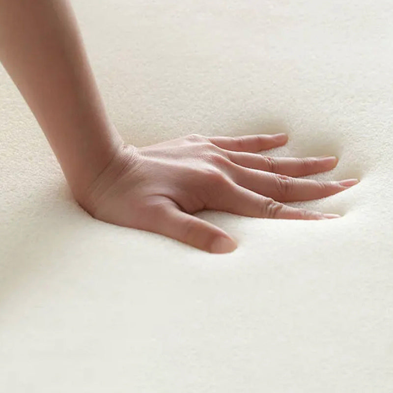 Portable Pouf Pure Color Cylinder Shape Modern Fabric Stain Resistant Pouf Ottoman