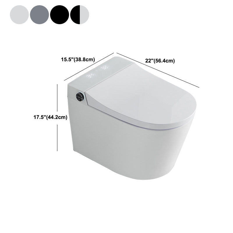 Wall Mount Smart Toilet Soft-Close Seat Toilet with Concealed Tank