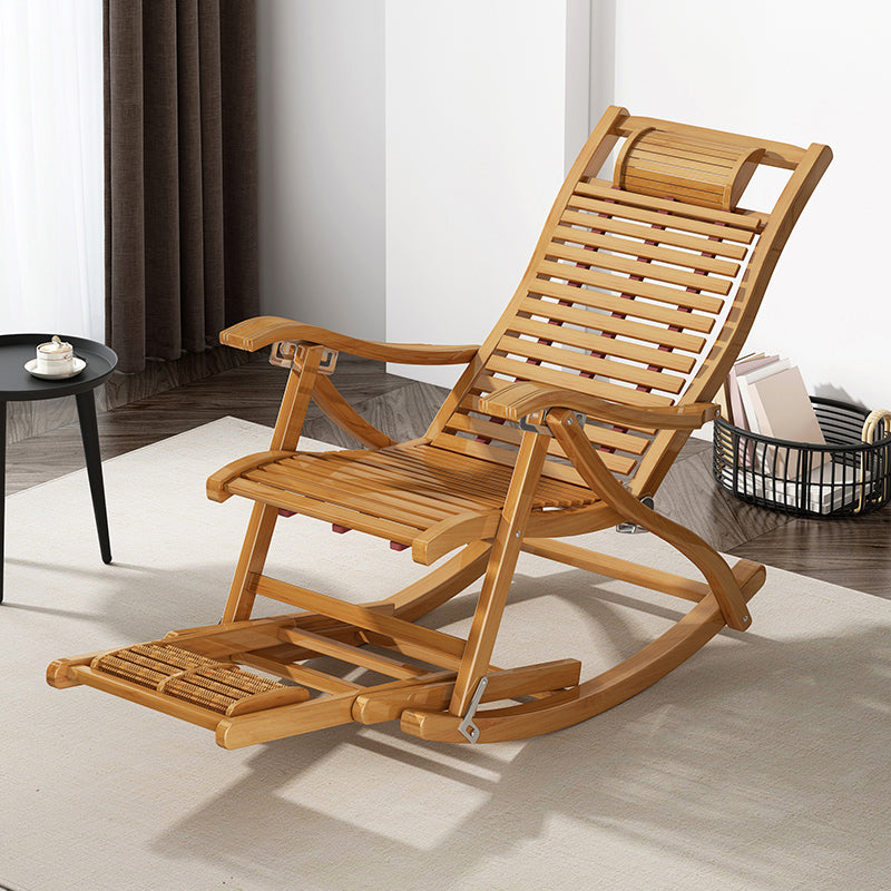 Traditional Rocking Chair Solid Wood Plain Indoor Rocker Chair