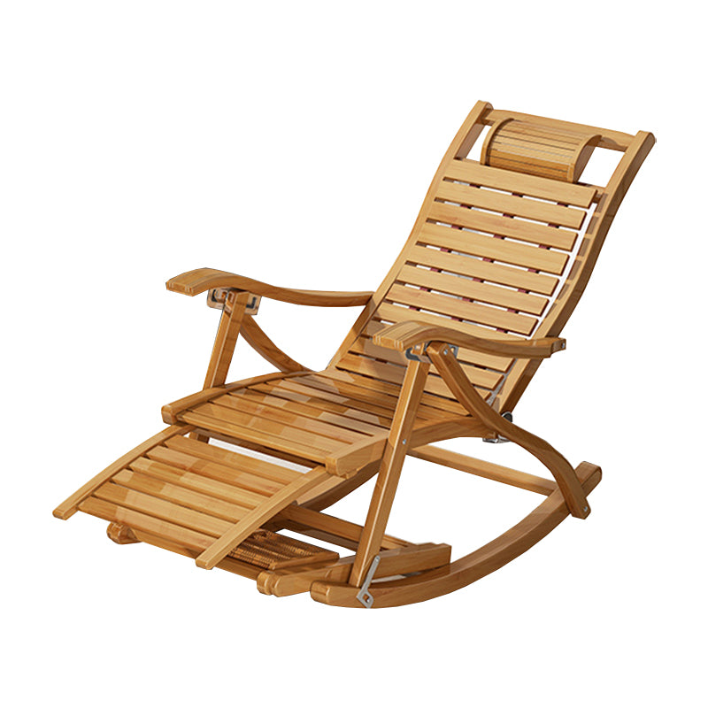 Traditional Rocking Chair Solid Wood Plain Indoor Rocker Chair