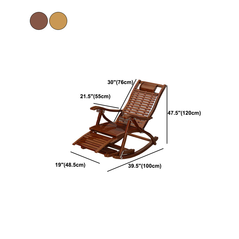 Traditional Rocking Chair Solid Wood Plain Indoor Rocker Chair