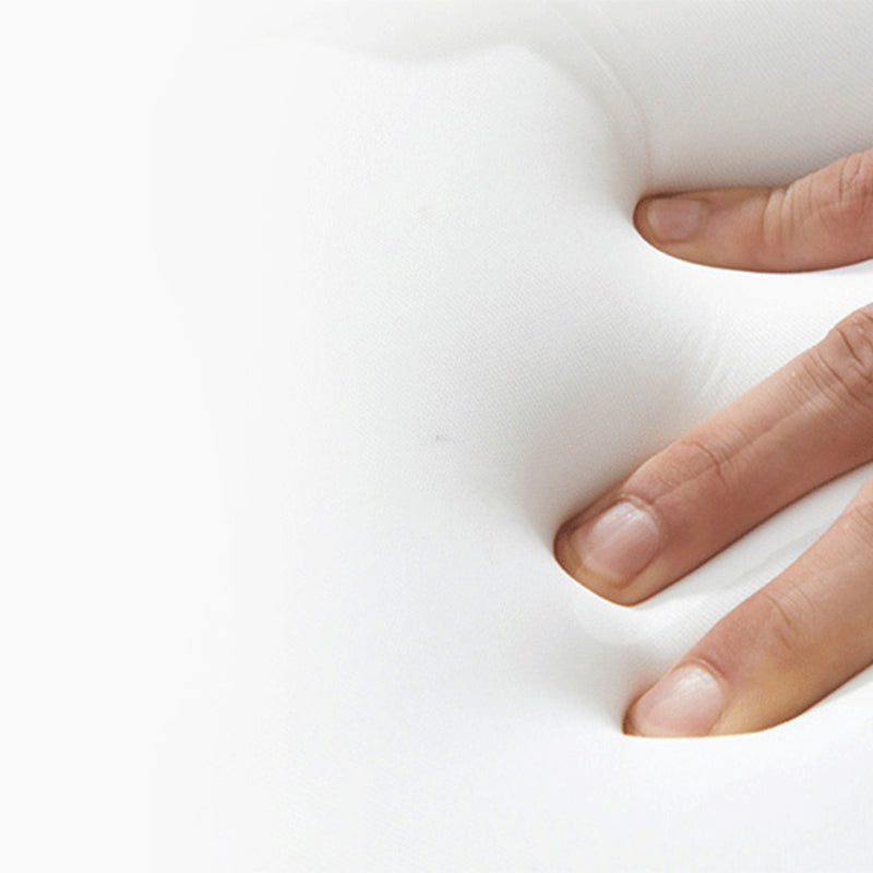 Mid Century Fabric Rocking Chair with Pillow Textured Rocker Chair for Living Room