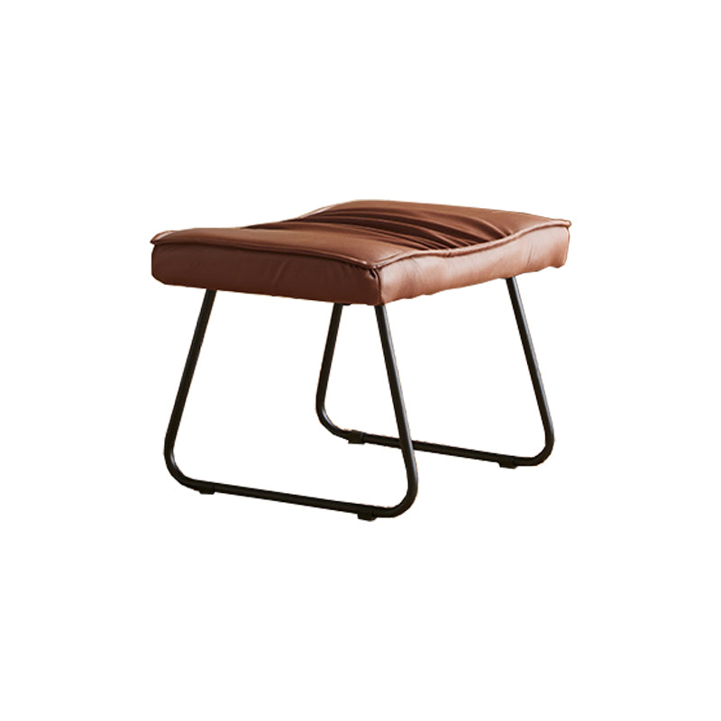 Modern Rocker Chair Metal Frame Spindle Rocker Chair with Padded Seat