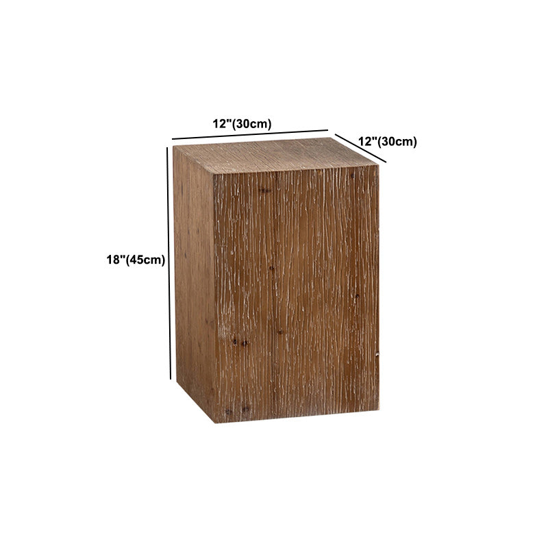 French Country Geometric Wood Coffee Table Distressed Wood Cocktail Table