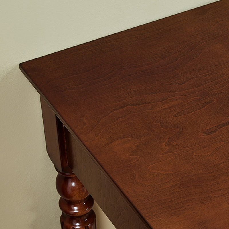 Oak Vanity Set Make-up 15.74" Wide Vanity with Drawer and Mirror