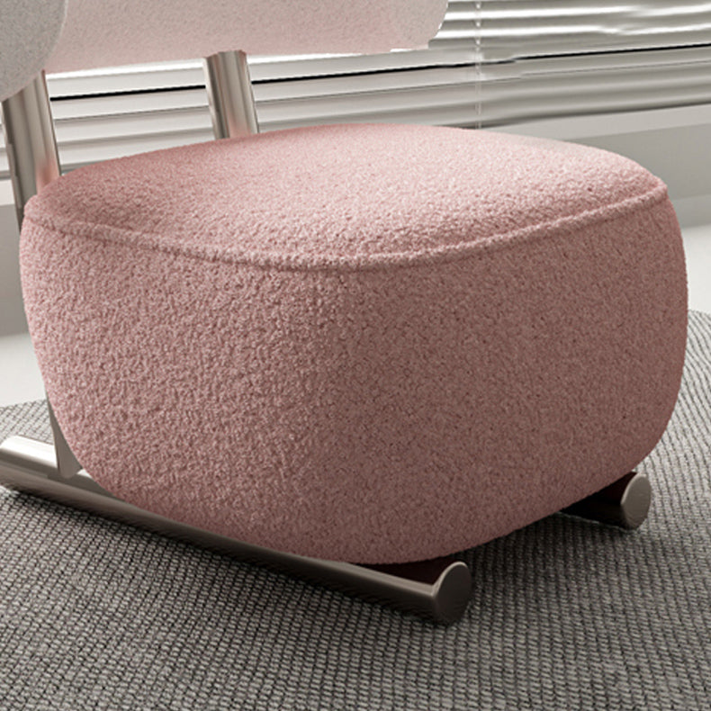 Wool Armless Chair with Tight Back 36.61" Wide Chair for Living Room