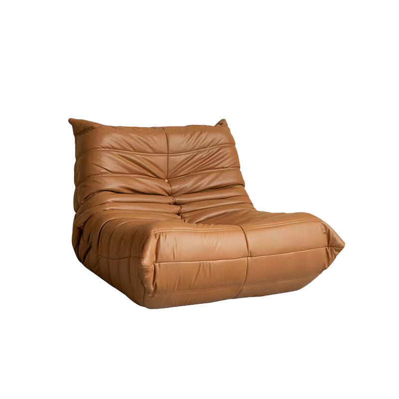 Armless Chair with Tufted Back 35.43" Wide Velvet Chair for Living Room