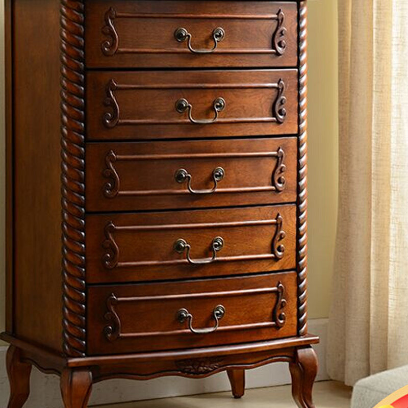 Traditional Dresser Solid Wood Storage Chest with 2/3/5 Drawers