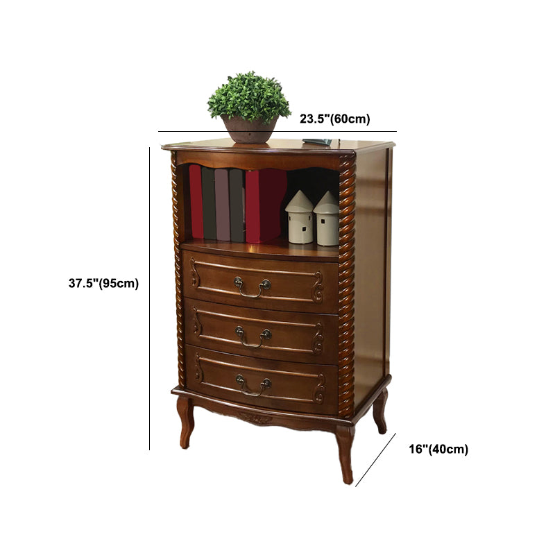 Traditional Dresser Solid Wood Storage Chest with 2/3/5 Drawers
