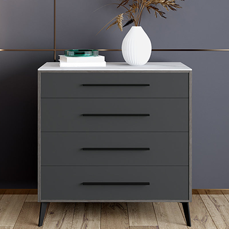 15.6-inch Width Storage Chest Ultra-Modern Dresser with 4/5/6 Drawers